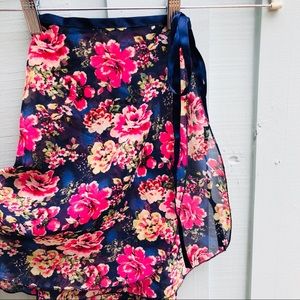 Capezio Skirts - CAPEZIO FLORAL WRAP SKIRT Capezio Skirts - CAPEZIO FLORAL WRAP SKIRT